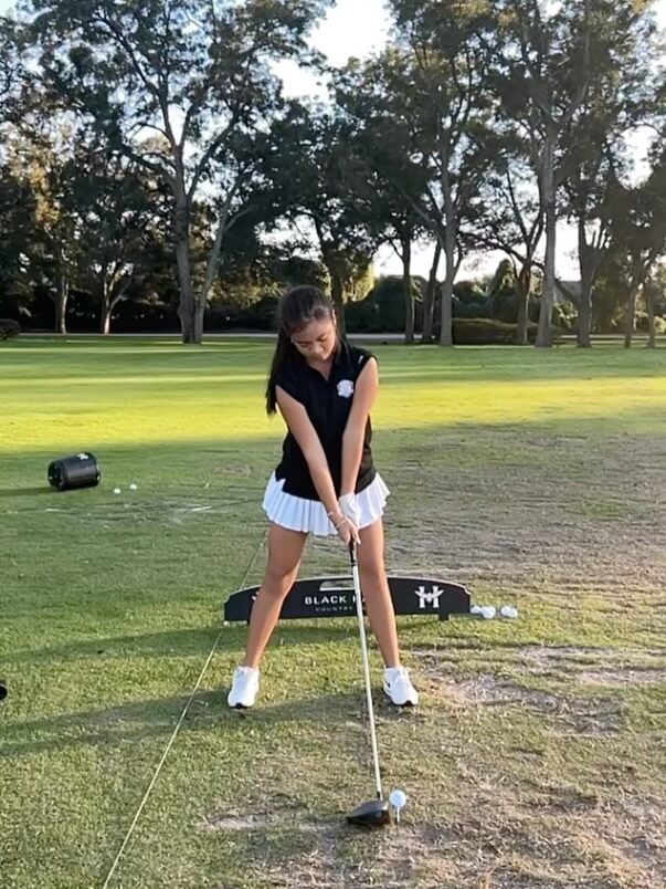 Instagram post from alaina.villarreal_htx_golfer. This post is in position 1.