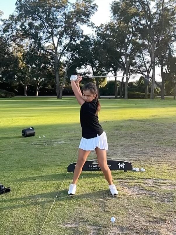 Instagram post from alaina.villarreal_htx_golfer. This post is in position 4.