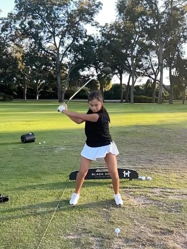 Instagram post from alaina.villarreal_htx_golfer. This post is in position 5.